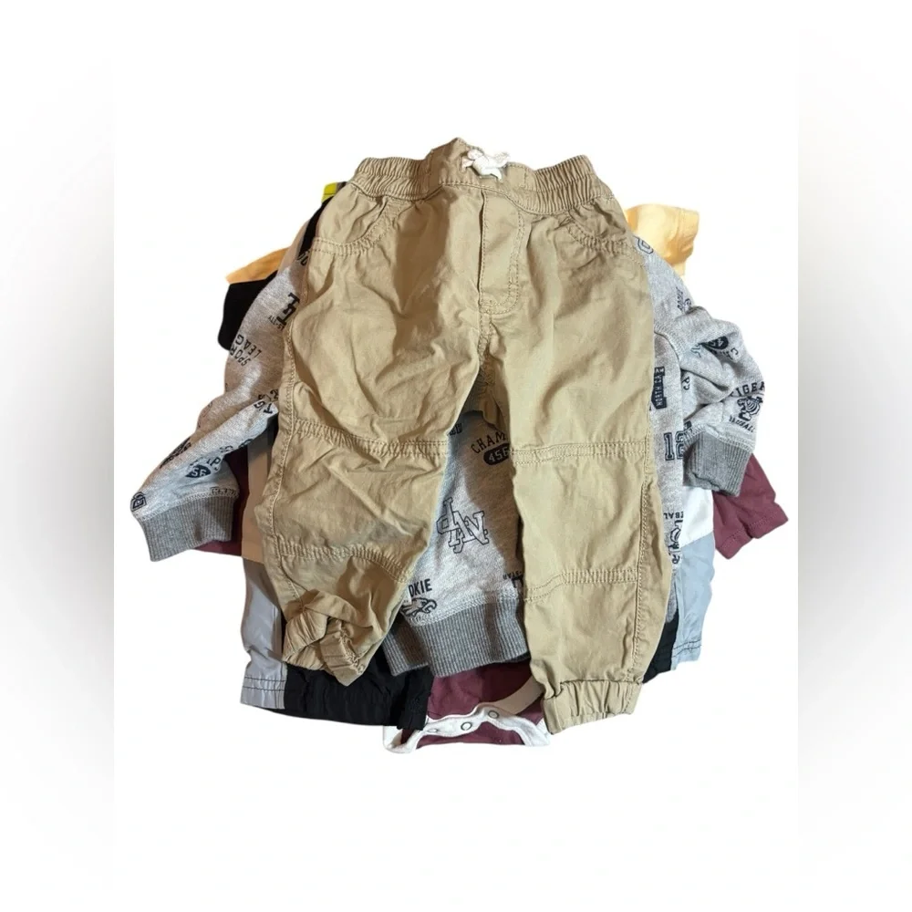 12M clothing lot boys 10 pieces Nike carters H&M Harry Potter